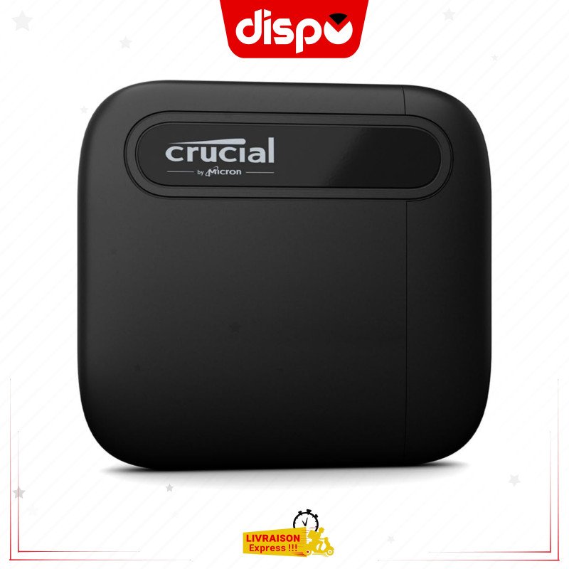 Disque Dur Externe CRUCIAL X6 SSD USB 3.2 500 GO