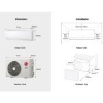 Climatiseur LG S4Q24K32Q 24000 BTU Split Inverter