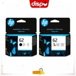 Pack Cartouches d'Encre HP 62 Noir et Tricolore Originales