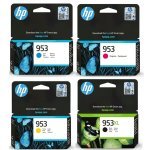 Cartouches d’encre HP 953 Couleurs (noir, jaune, cyan, magenta)