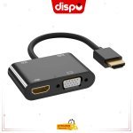 Adaptateur HDMI 4K vers HDMI, VGA avec Port de Charge et Audio
