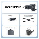 Chargeur pour HP Ordinateurs Portables 65W Type-C