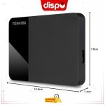 Disque Dur Externe Portable TOSHIBA 2 To Canvio Basic - USB 3.0 Pour PC, Windows Et Mac, Noir