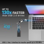 Pny Disque Dur Externe SSD 240 Go CS1050 Elite