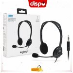 Casque Logitech H111 Stéréo avec Microphone Jack 3,5 mm