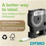 Dymo D1 Étiquette Rouleau 19 mm x 7 m Noir/Transparen