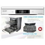 Lave-vaisselle Sharp 14 couverts MA814WH2
