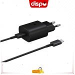 Chargeur Samsung 25W+Câble 1M USB-C, Charge Super Rapide