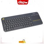 Clavier Sans Fil Logitech K400 Plus Touch TV Avec Contrôle Média et Pavé Tactile, AZERTY - Noir