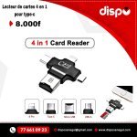 Lecteur de carte 4 en 1 Pour Type C