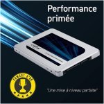 Crucial Disque Dur SSD interne 1 To - MX500 - Gris