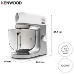 Nbc Robot culinaire Kenwood KMX 750 WH Robot pâtissier multifonction