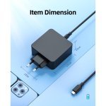 Chargeur Ordinateur Portable ASUS USB Type C 65W Noir