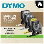 Dymo D1 Étiquette Rouleau 19 mm x 7 m Noir/Transparen