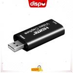 Carte De Capture Vidéo HDMI Vers USB 2.0, Enregistrement 1080p Et 30 Hz Pour Caméscope Reflex Numérique (Noir)