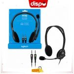 Casque Stéréo Logitech H110 avec Microphone – Noir