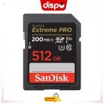 Carte Mémoire SanDisk Extreme PRO 512 Go Carte SDXC UHS-I 200 MB/s