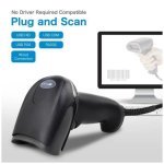 Lecteur de Code-Barres Portable Netum F6-1D Laser Sans Fil 2.4G Hz