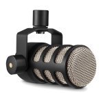 Microphone de diffusion dynamique cardioïde Rode PodMic, noir