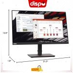 Écran PC Lenovo ThinkVision S24e-20 Écran LCD Full HD WLED 23,8" - 16:9 - Classe 24" ports HDMI et VGA.