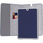 Generic Etui folio rotatif 2 en 1 Adeqwat pour iPad Air/Pro 10.5 pouces Bleu marine
