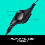 Logitech Casque logitech USB avec microphone H390 – Noir