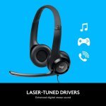 Logitech Casque logitech USB avec microphone H390 – Noir