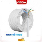 Rouleau Câble Réseau Ethernet RJ45 Ad Link UTP Cat 6 100m