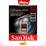 Carte Mémoire SanDisk Extreme PRO 512 Go Carte SDXC UHS-I 200 MB/s