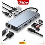 Adaptateur De Hub 11 En 1 De Type C Avec HDMI 4K
