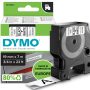 Ruban Adhésif DYMO D1 Standard Noir/Transparent 19 mm – 7 m pour Étiqueteuses DYMO