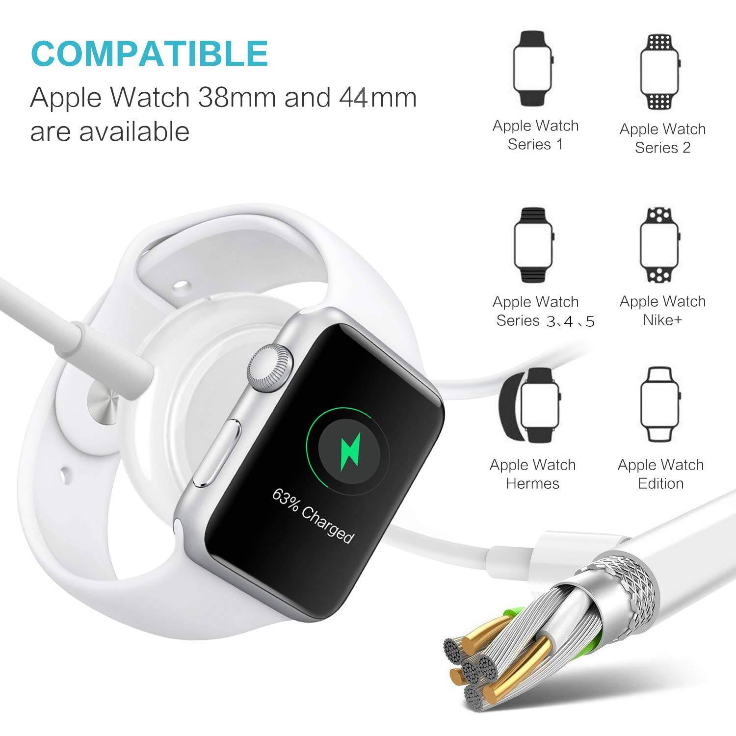 Watch Charger Magnetic Charging Cable for iWatch – Image 3