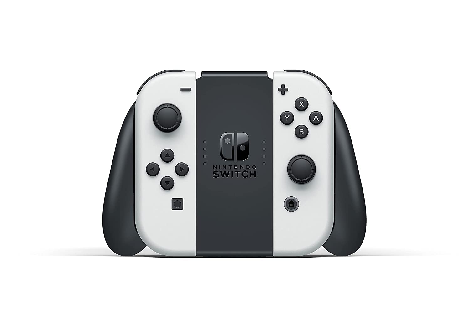 Console Nintendo Switch (Modèle OLED) avec Station d'Accueil/Manettes Joy-Con Blanches – Image 3