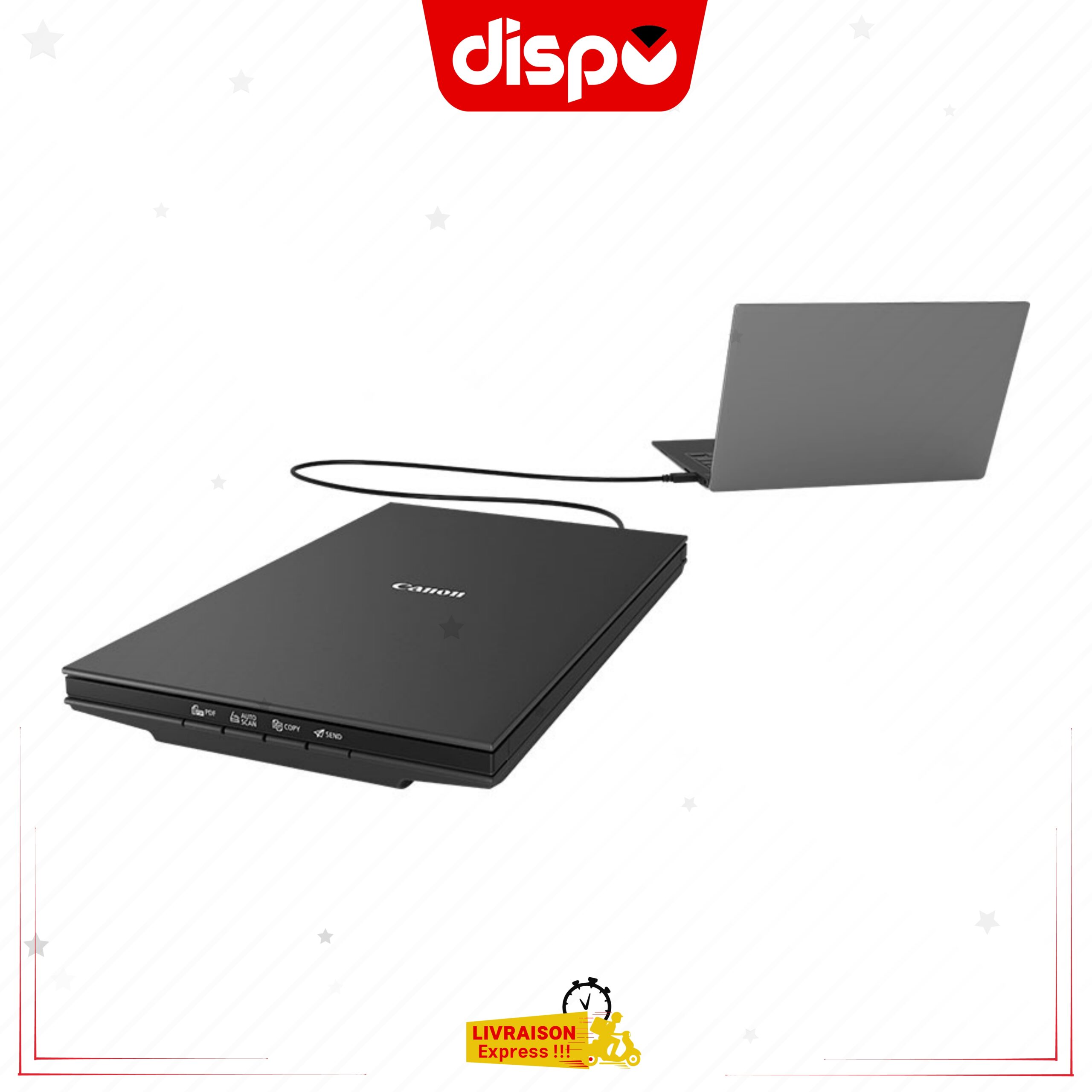 Scanner Canon CanoScan LiDE 300 à Plat A4 (Images, PDF, Scan vers Email) – Image 3