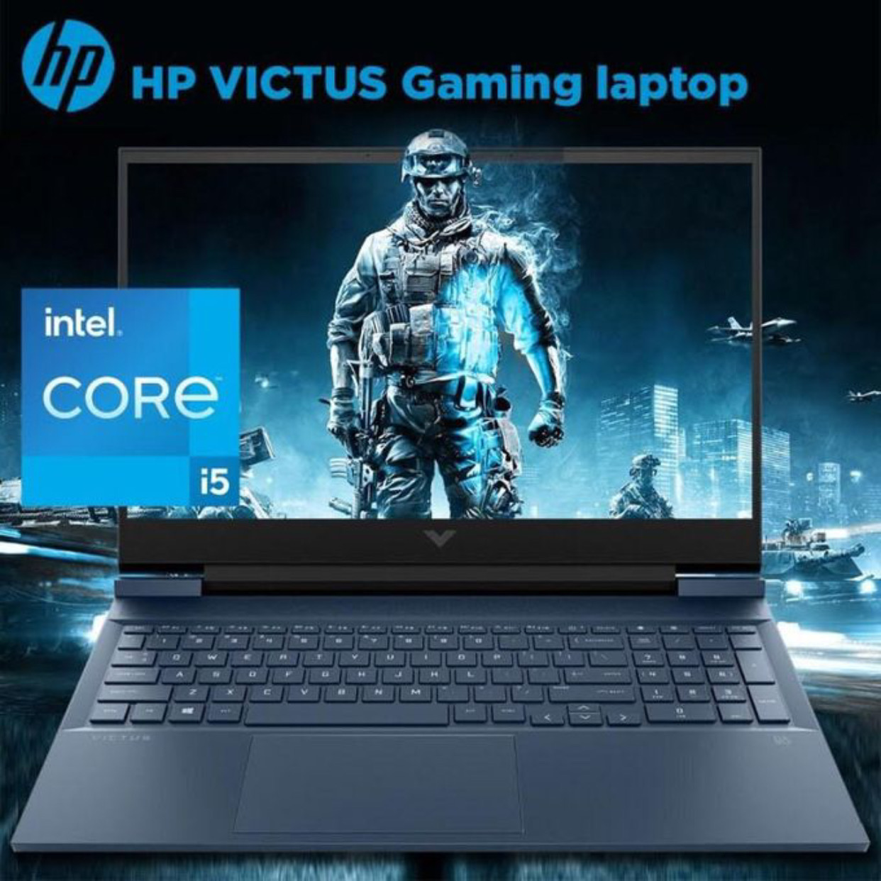 Hewlett Packard Pc portable Gaming HP Victus – Intel Core i5 – 8 Go RAM – 512 Go SSD – RTX 3050