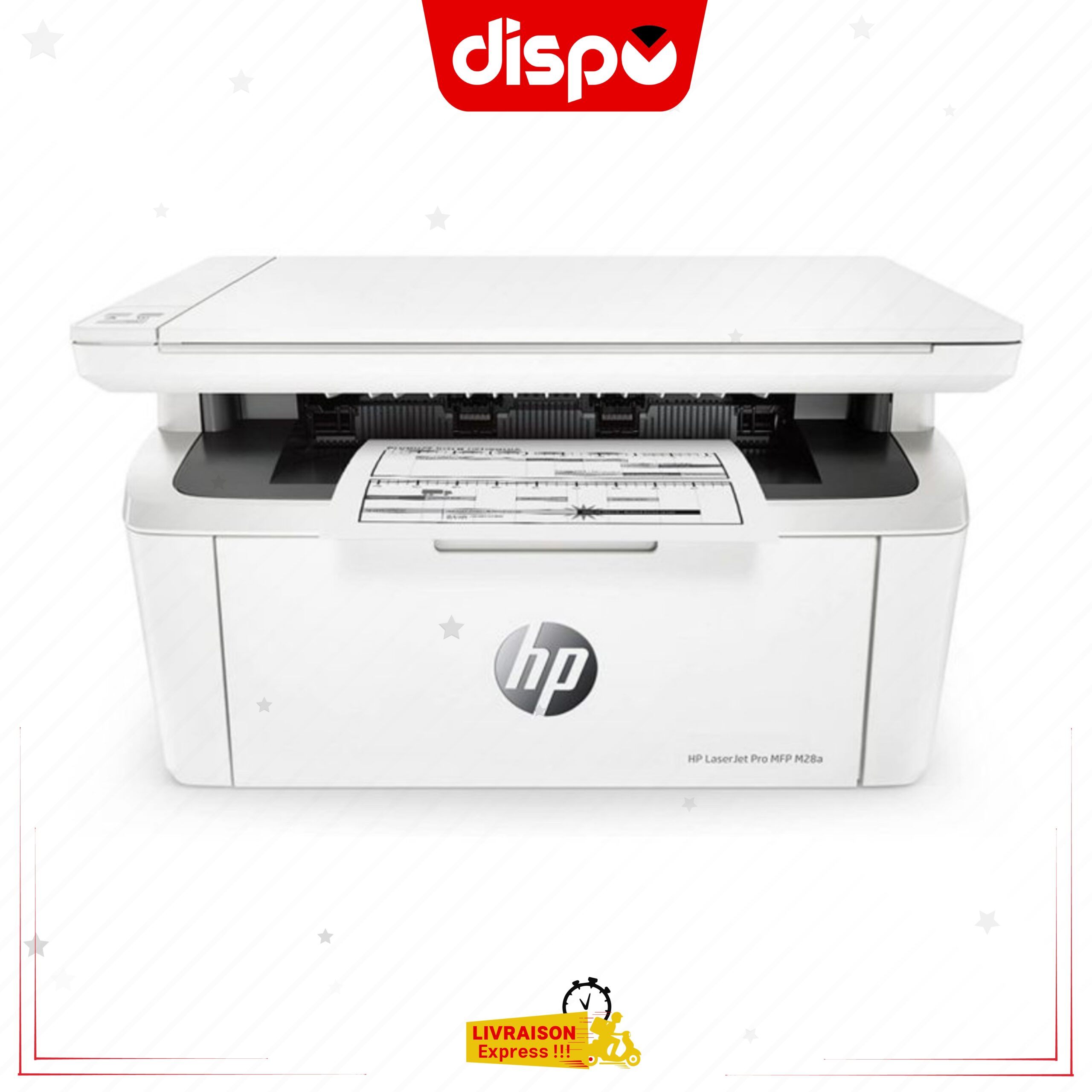 Imprimante Multifonction HP LaserJet Pro MFP M28a Blanc