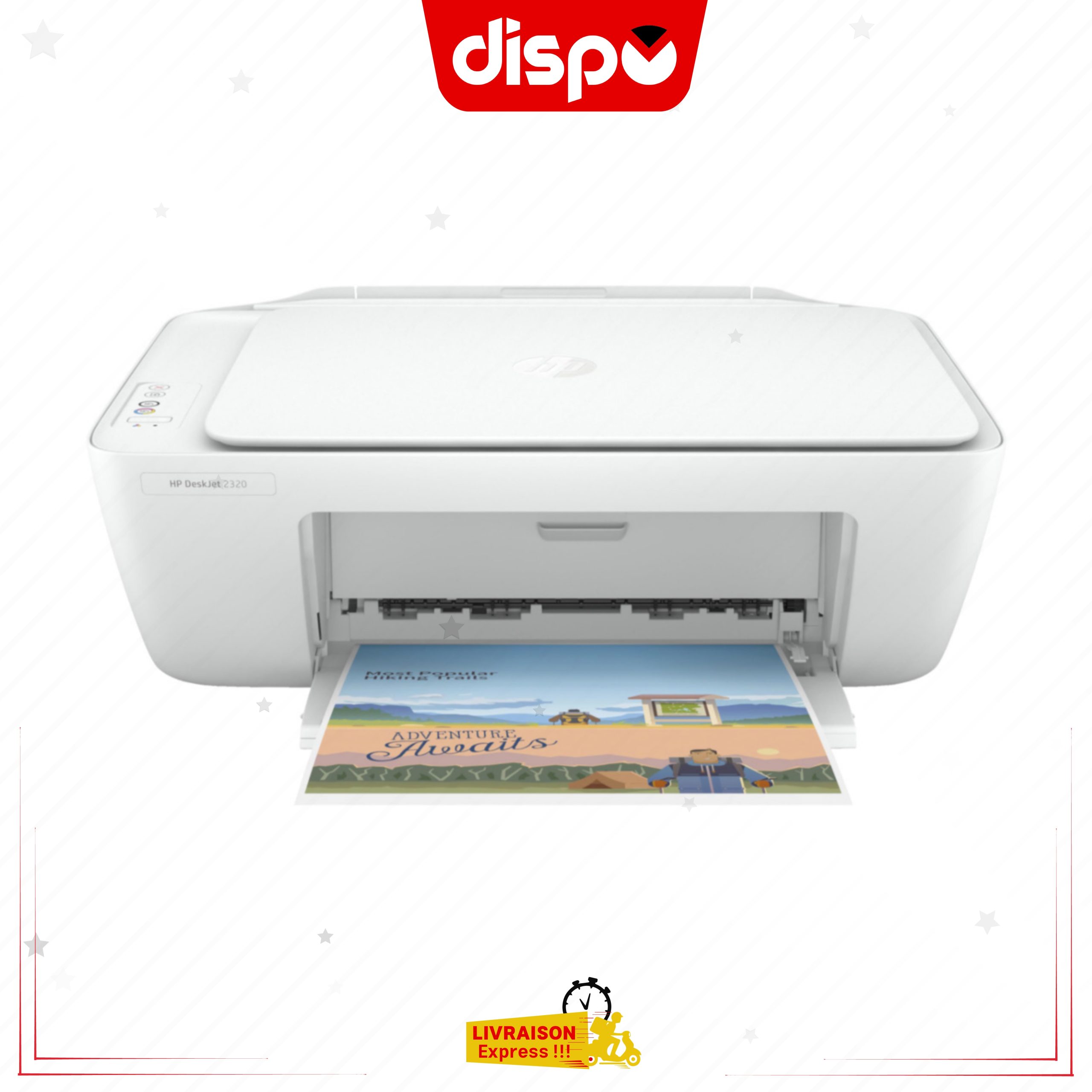 Imprimante Multifonction tout-en-un HP Deskjet 2330 Scan, copie numérisation