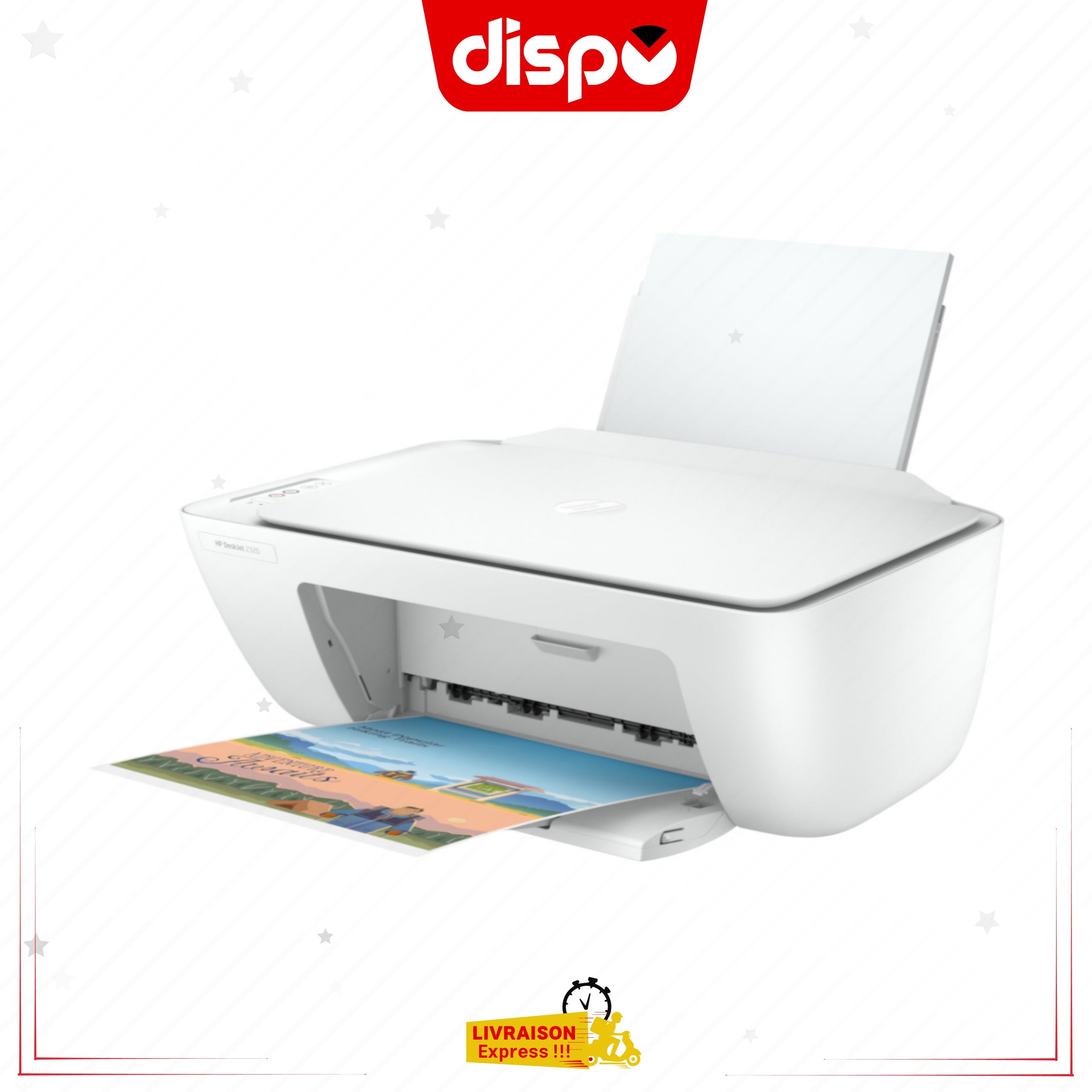 Imprimante Multifonction tout-en-un HP Deskjet 2330 Scan, copie numérisation – Image 3