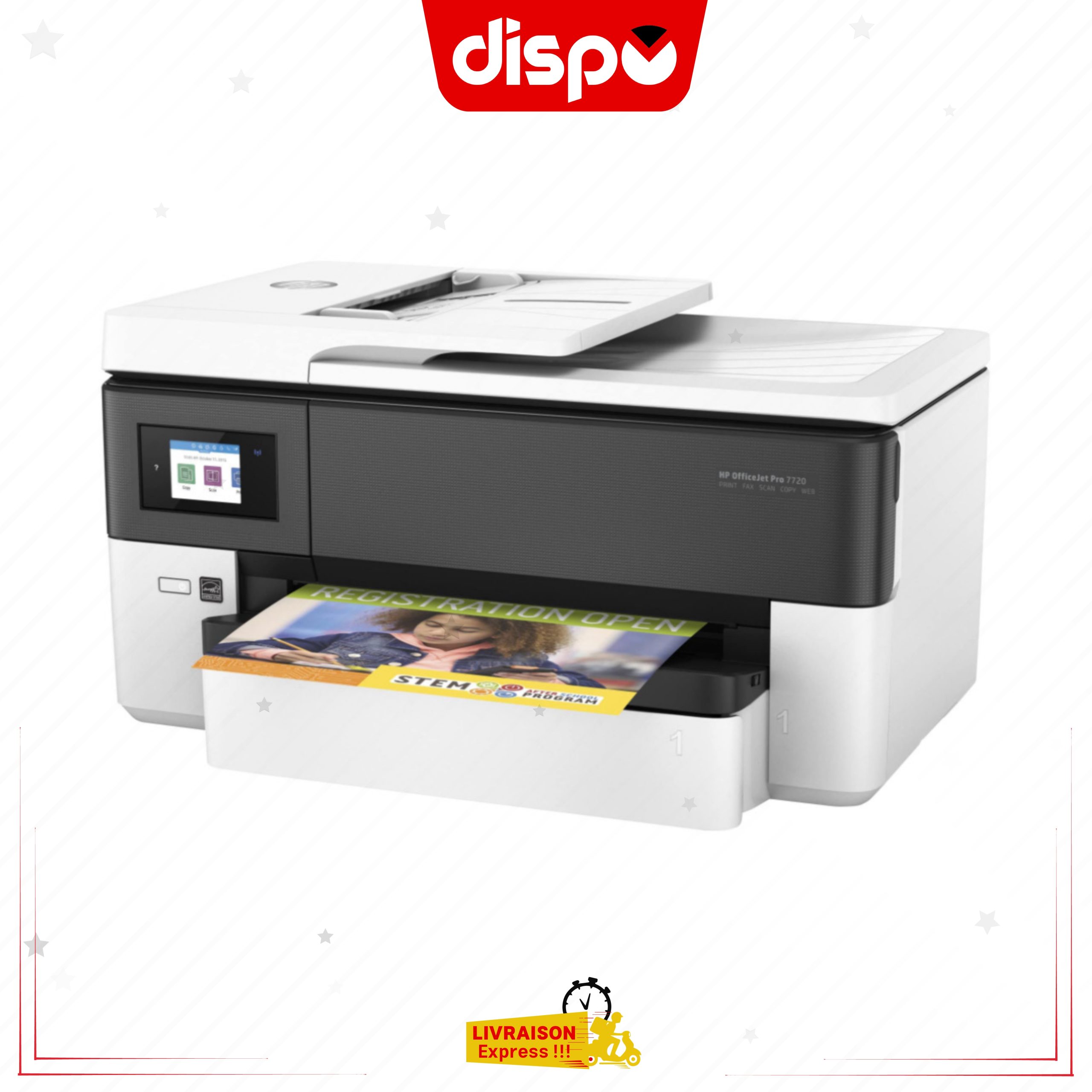 Imprimante HP Officejet Pro 7720 A3/A4 Jet D’encre Multifonction – Image 3