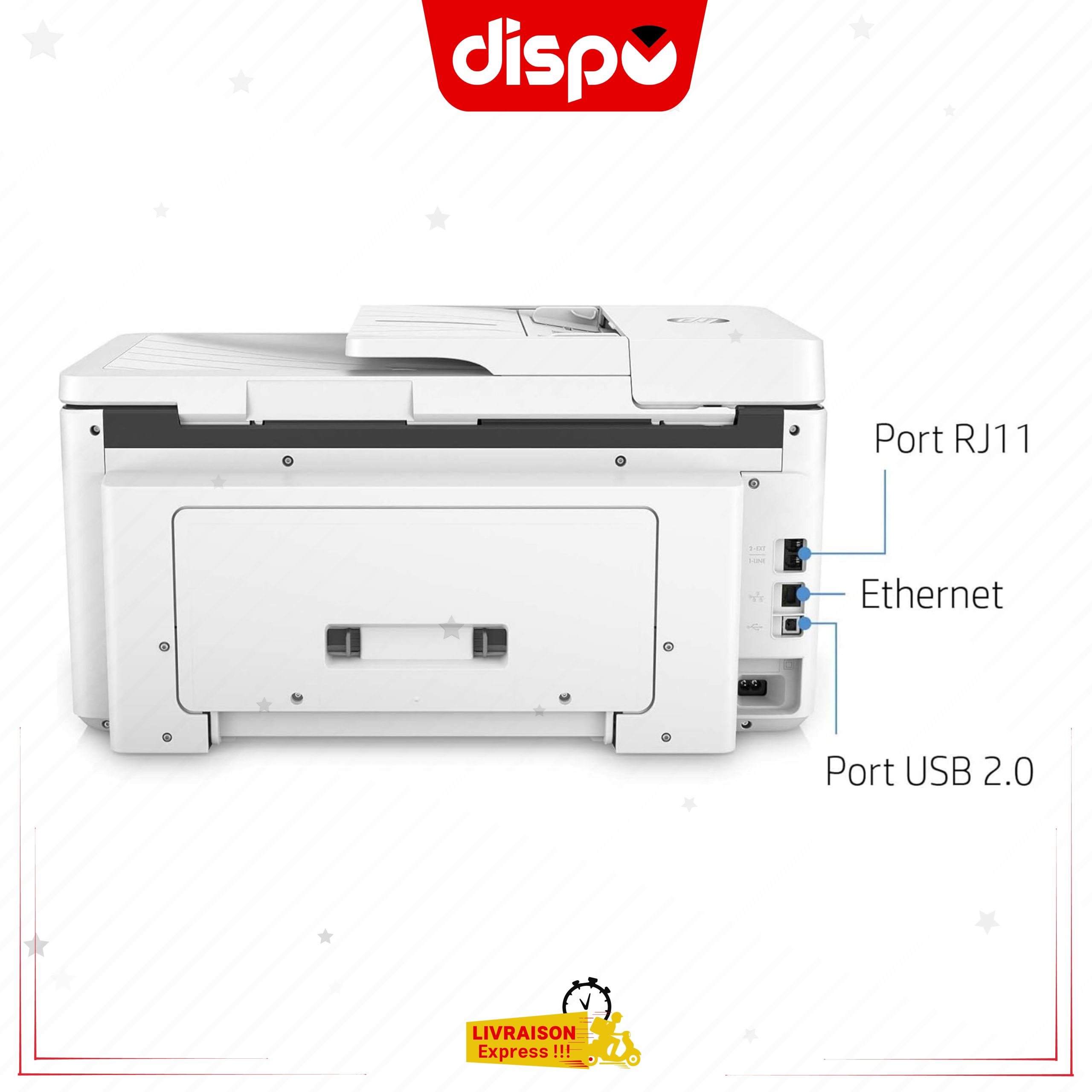 Imprimante HP Officejet Pro 7720 A3/A4 Jet D’encre Multifonction – Image 4