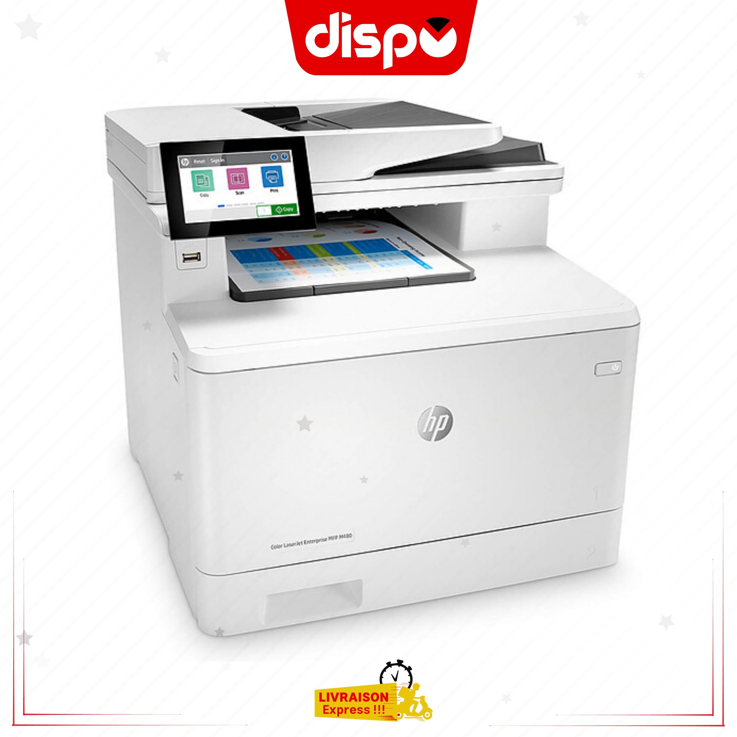 Imprimante Multifonction HP LaserJet Enterprise MFP M480f Color – Image 2