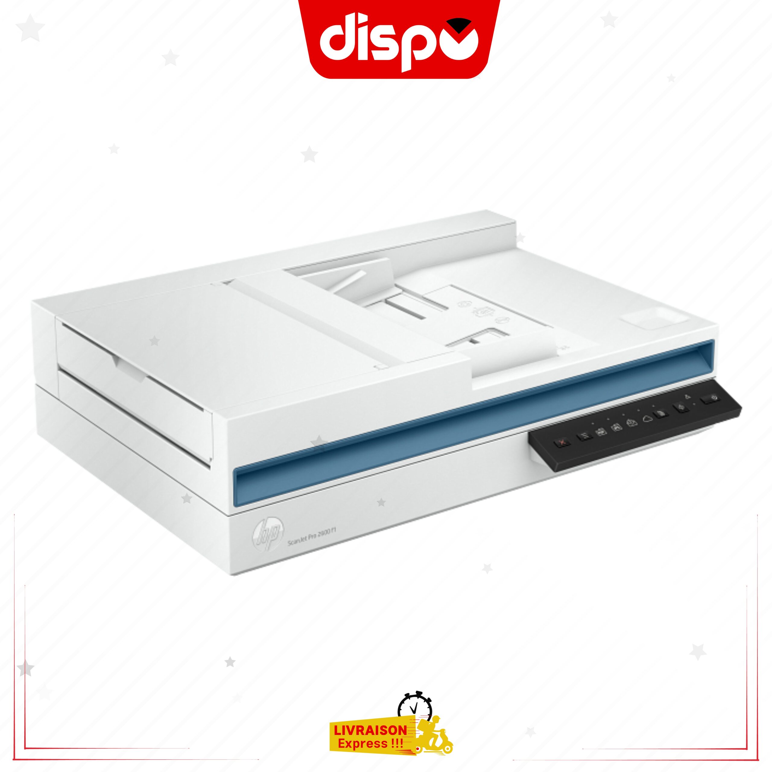 Scanner HP ScanJet Pro 2600 f1 à Plat – Image 2