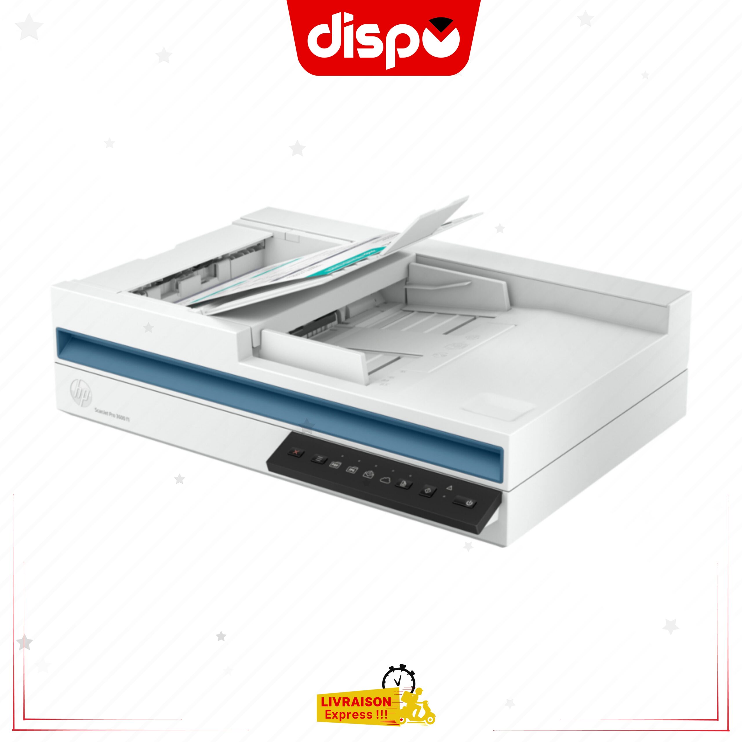 Scanner HP ScanJet Pro 3600 f1à Plat – Image 2