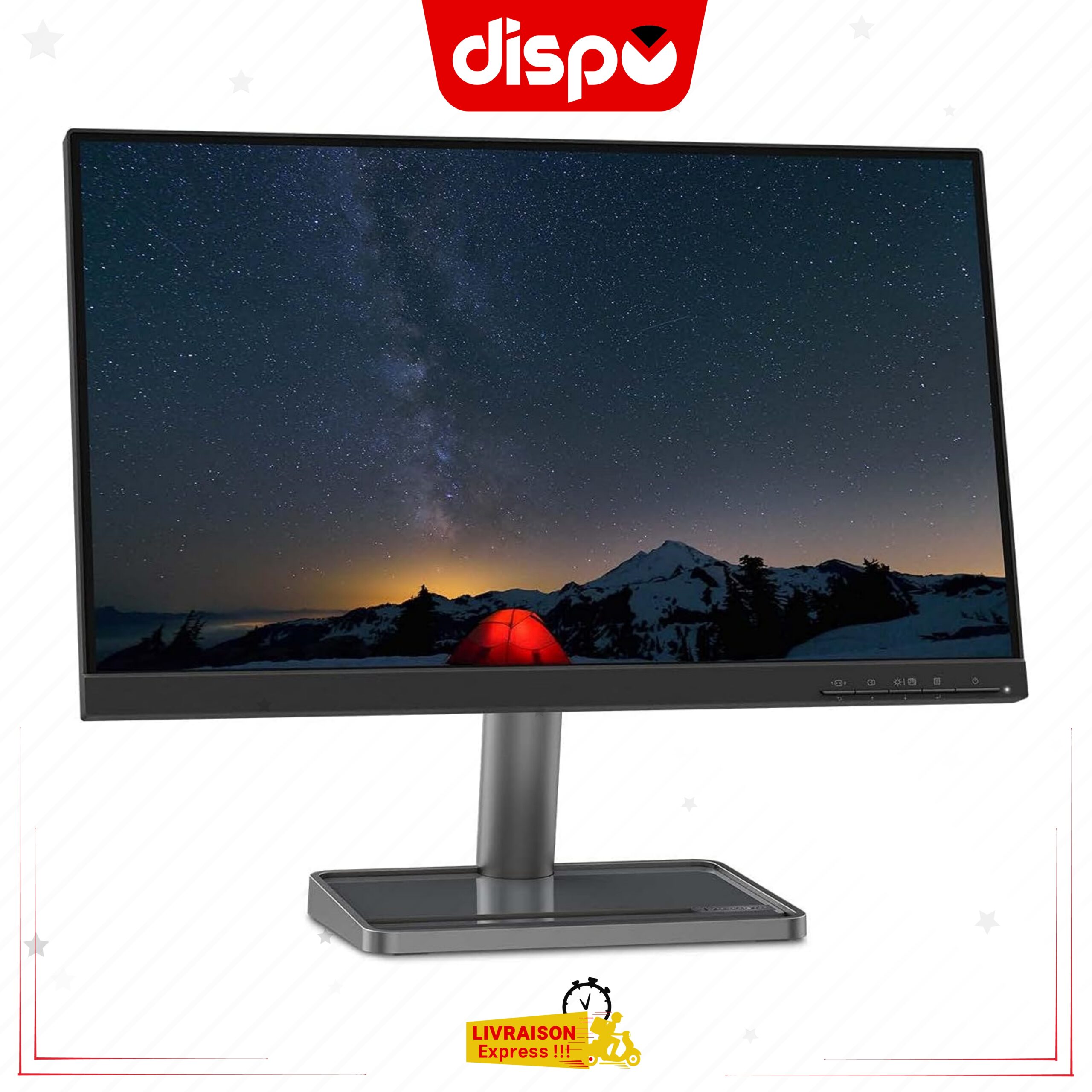 Écran PC Lenovo L22i-30 22″ Pouces 1920 x 1080 FHD (IPS, 75Hz 4ms, HDMI VGA