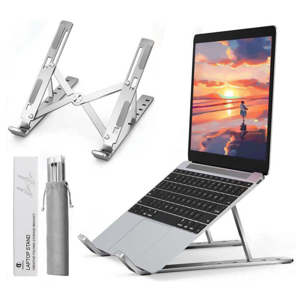 Support Ordinateur Portable, Alliage D’aluminium, Léger