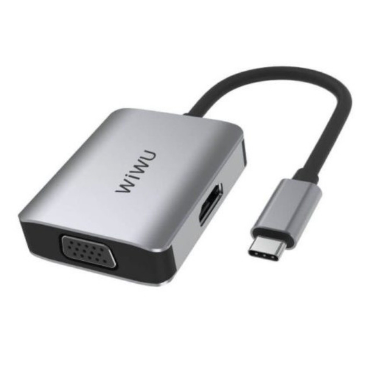 Adaptateur WIWU Alpha Type C vers HDMI et hub VGA 2-en-1 A20VH – Image 2