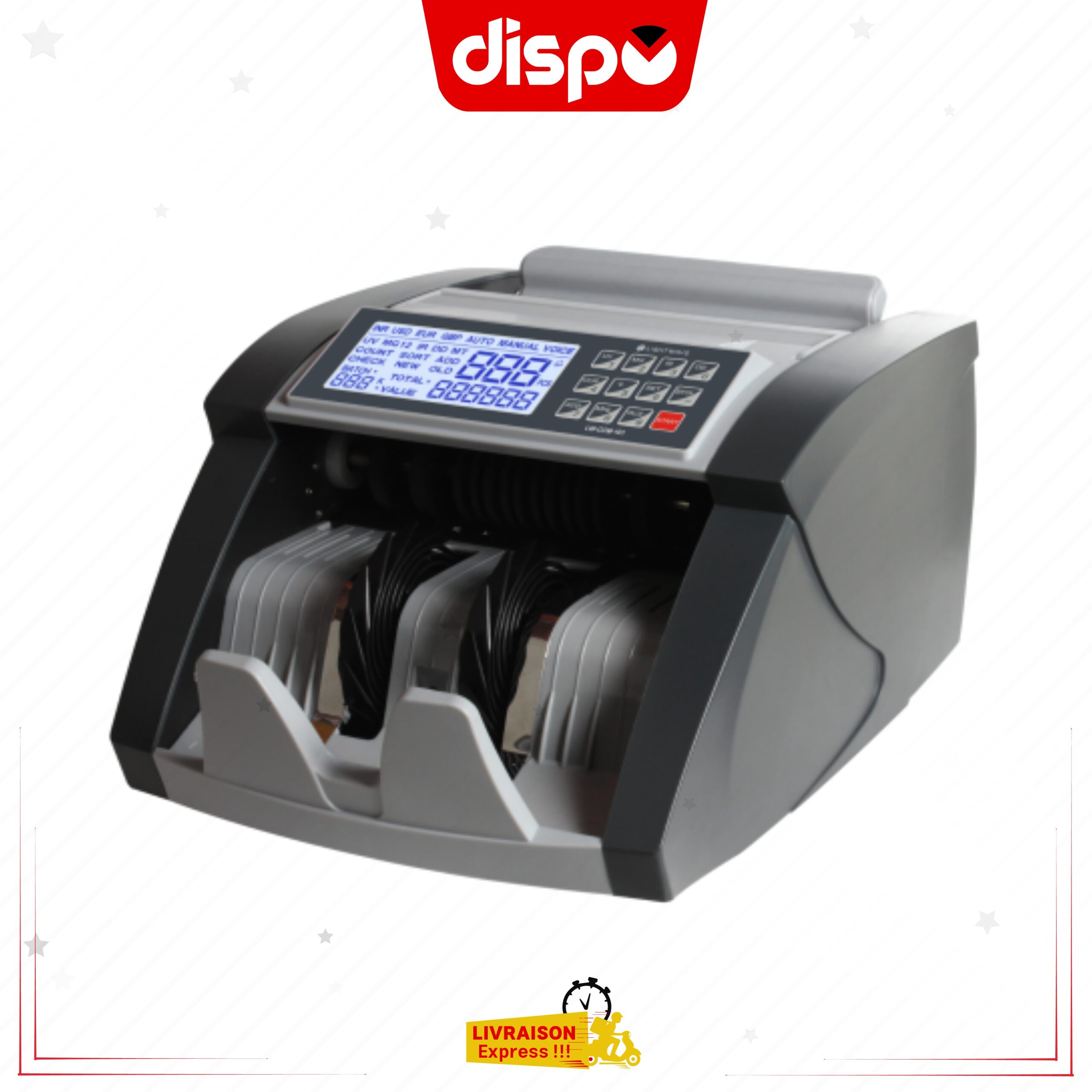 Compteuse Et Détecteur De Faux Billets Lightwave LW-CCM-101 – Image 2