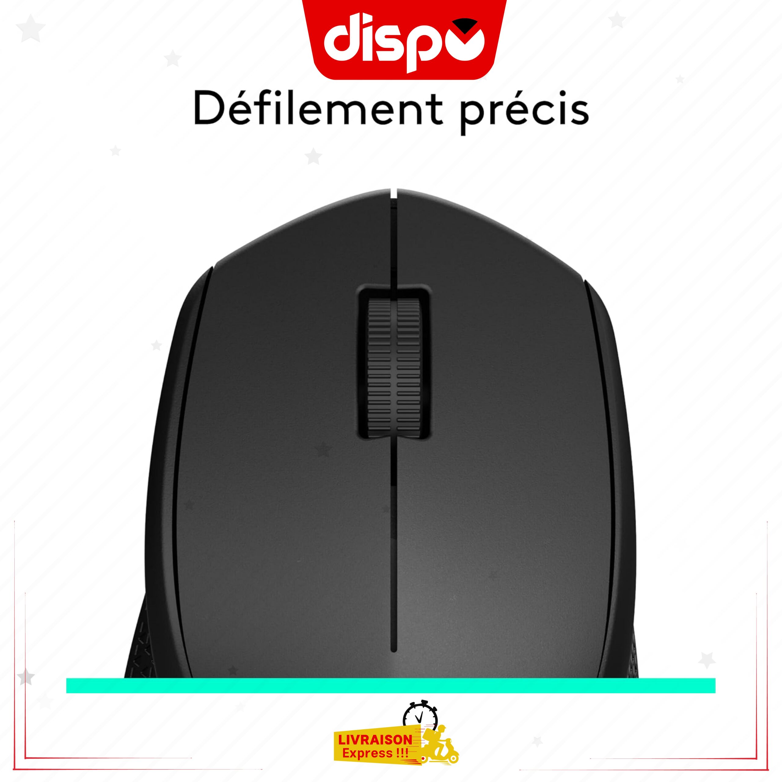 Souris Sans Fil Logitech M280, avec Récepteur USB Nano 2.4 GHz, Capteur Optique 1000 PPP, – Image 4