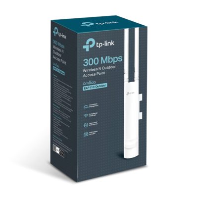 TP-Link Omada EAP110-Outdoor Point d’accès WiFi 4 N300 extérieur IP65