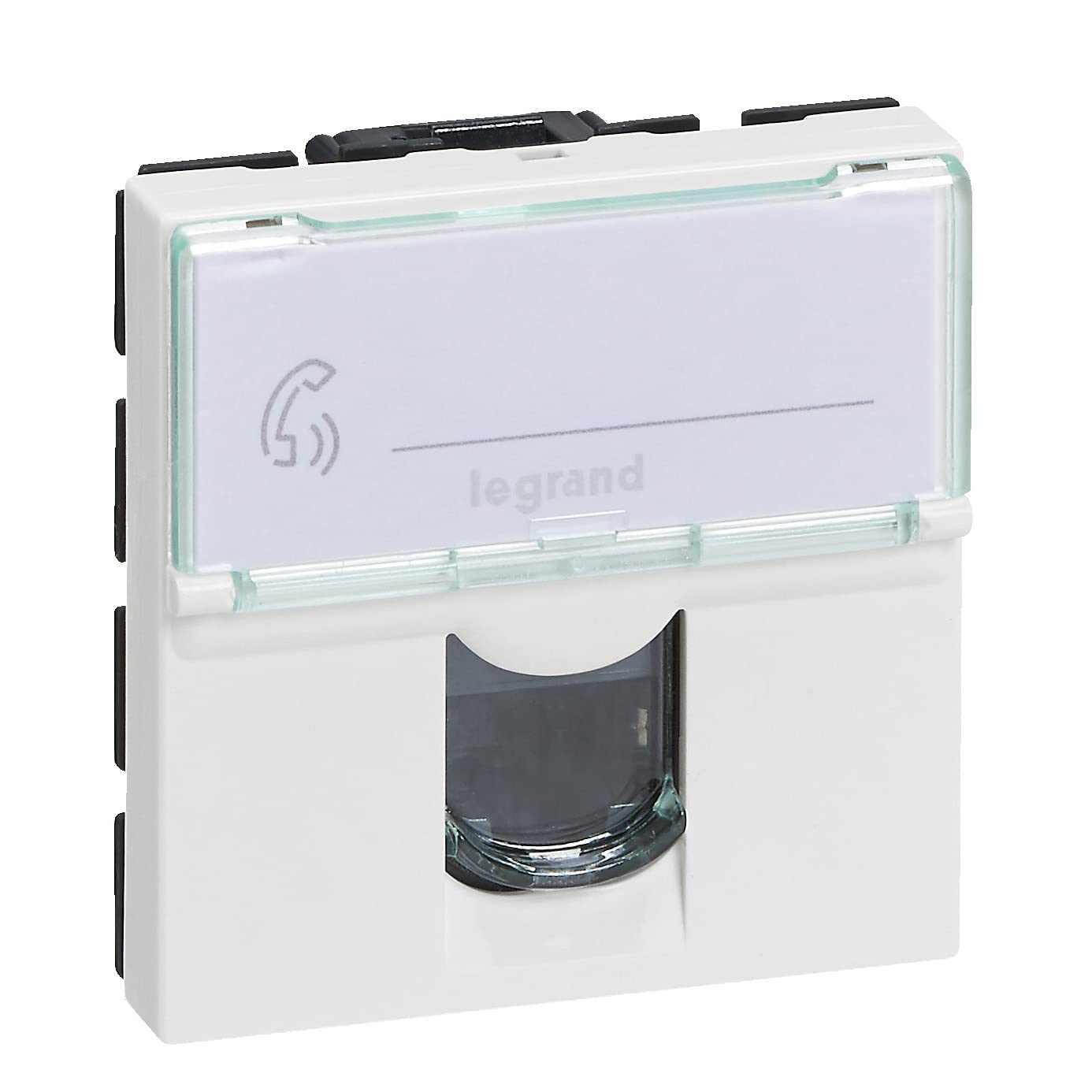 Legrand – Prise RJ 45 multimédia Mosaic catégorie6 F/UTP 2 modules – blanc